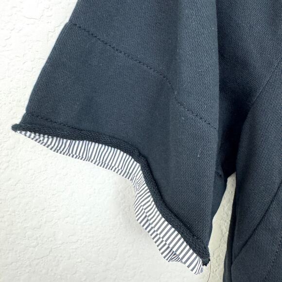 3.1 Phillip Lim Womens Casual Mini Dress Size S 100% Cotton Stripe Accent Black - Picture 4 of 7